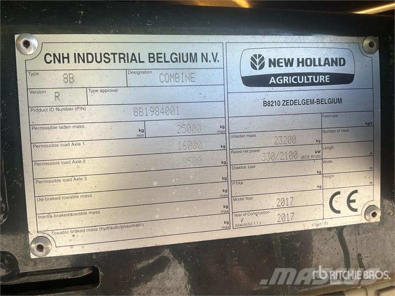 New Holland CR8.80 Combine Harvester Maaidorsmachines