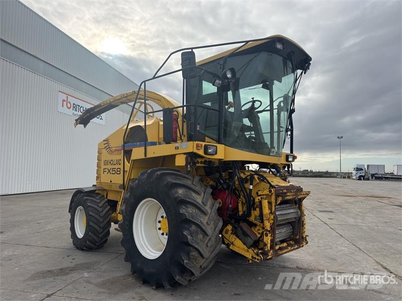 New Holland FX58 2WD Ensileuse Forage Harvester Zāles smalcinātāji