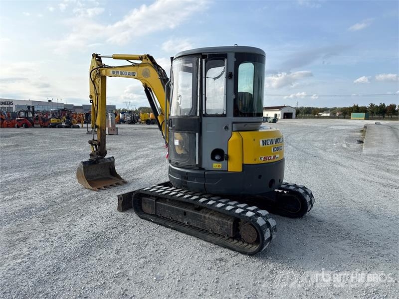 New Holland Kobelco E50-2 Mini Excavator Mini ekskavatörler, 7 tona dek