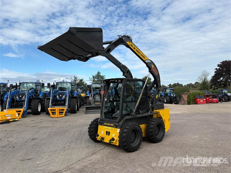 New Holland L318 Two-Speed Electric Skid Steer Loader Мини-погрузчики
