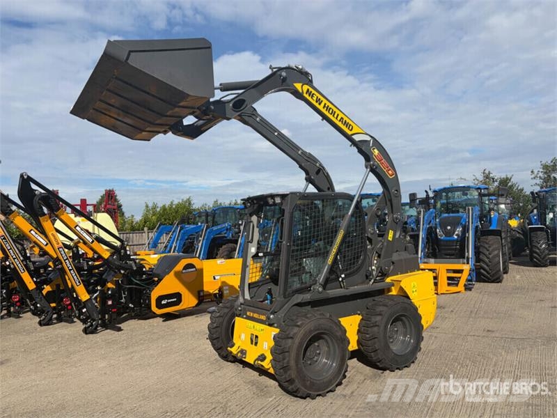 New Holland L320 Two-Speed Electric Skid Steer Loader Мини-погрузчики