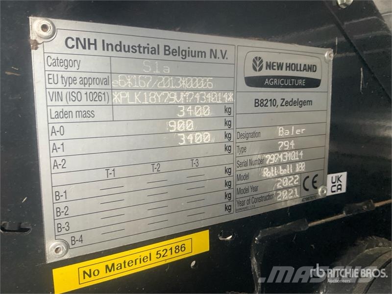 New Holland RB180 Round Baler Rundballenpressen