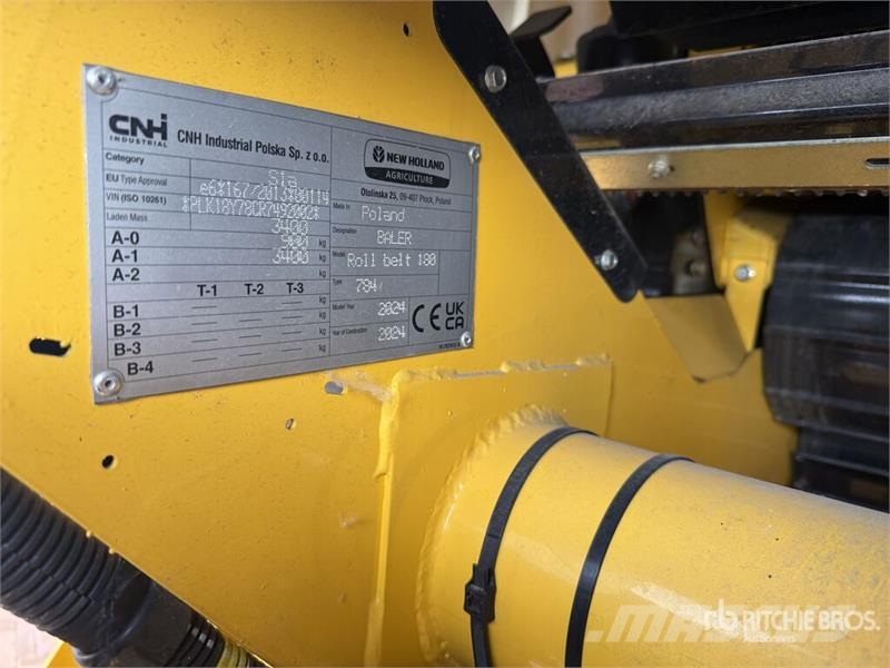 New Holland RollBelt 180 SuperFeed Round Baler (Unused) Rotoempacadoras