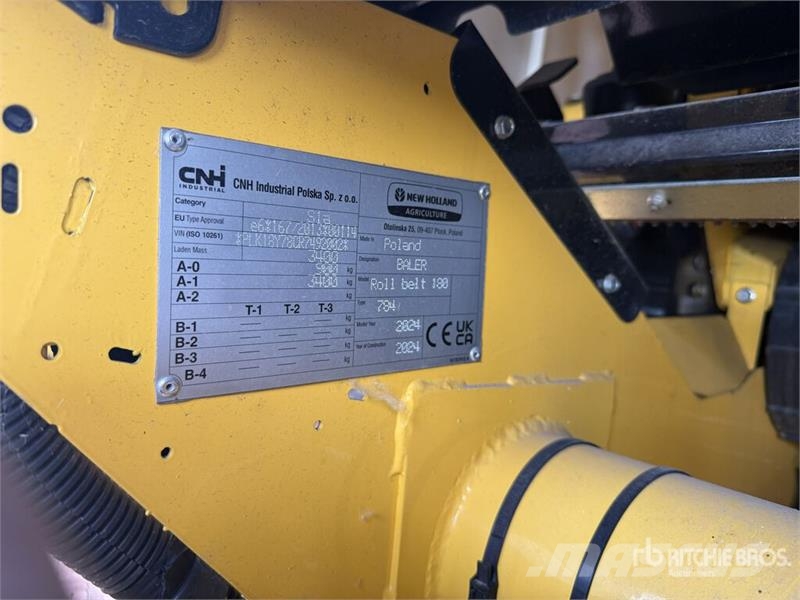 New Holland RollBelt 180 SuperFeed Round Baler (Unused) Rotoempacadoras