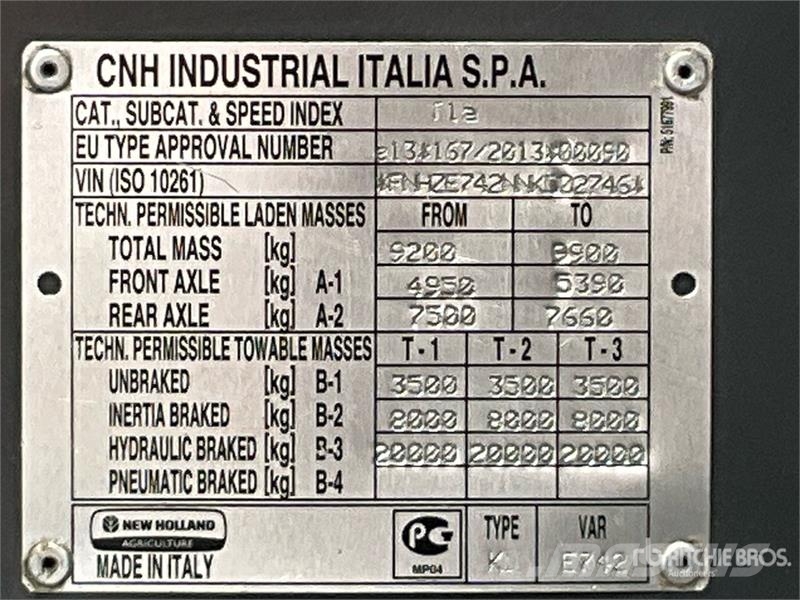 New Holland TH7.42 Telehandler Teleskoplader