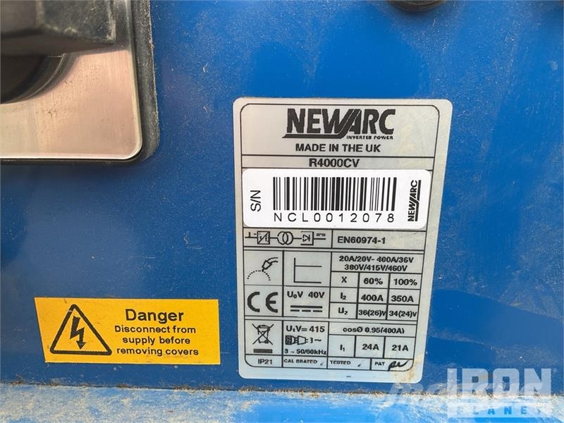 Newarc N714372 Mobile MIG Electric Welder Welding machines