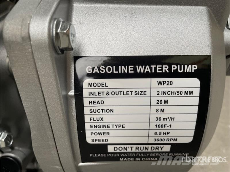 Newland Gasoline Water Pump 2" WP20 Water Pump Veepumbad