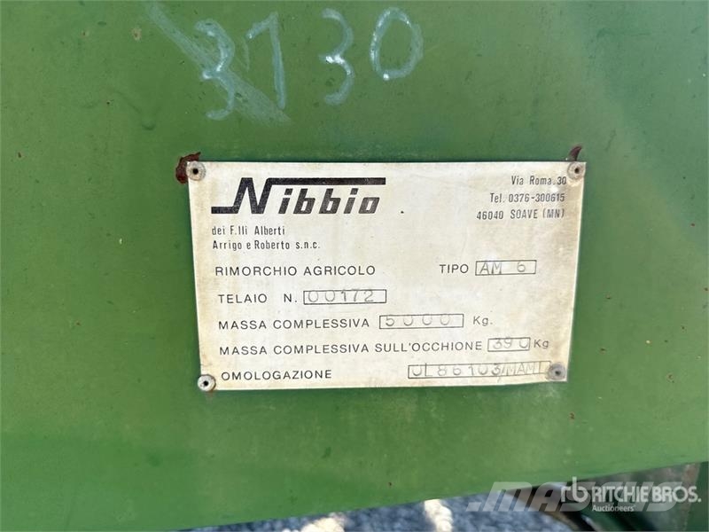Nibbio AM 06 Agricultural Trailer Autre remorque agricole