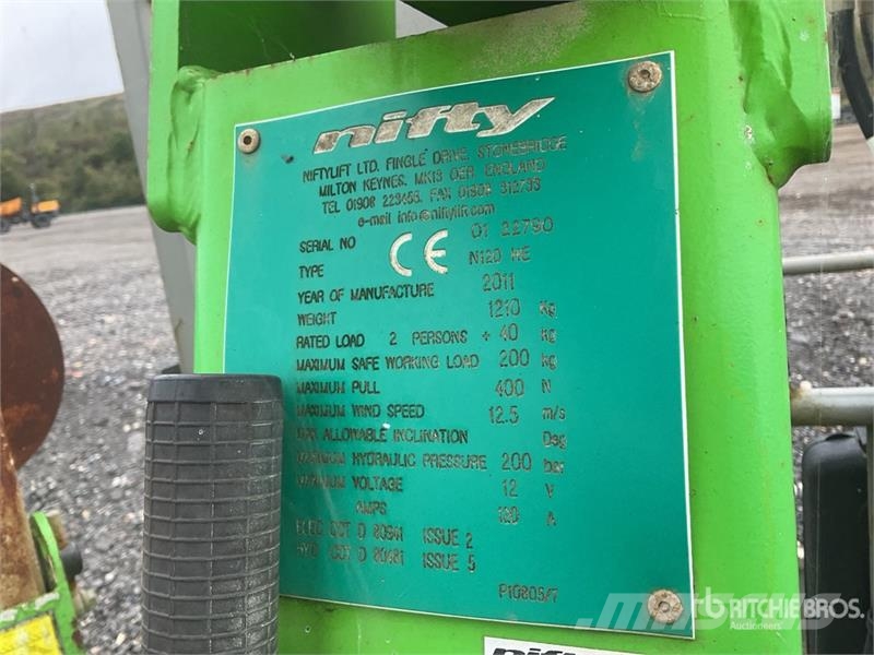 Nifty-Lift N120HE Electric Scissor Lift Käärtõstukid