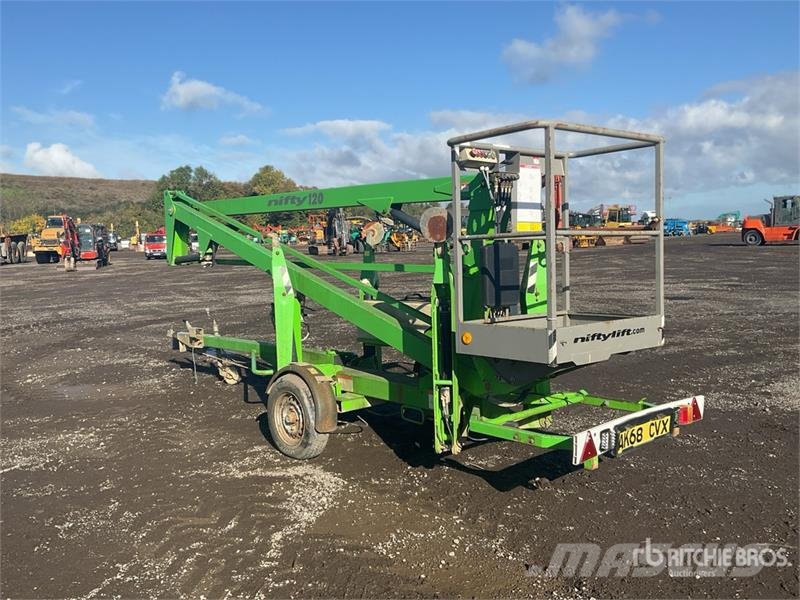 Nifty-Lift N120HE Trailer Mounted Articulating Boo Iseliikuvad poomtõstukid