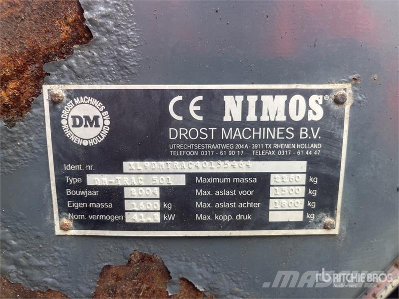 Nimos DM-Trac 501 4x4 brush cutter (Inoperable) Kmetijstvo - drugo