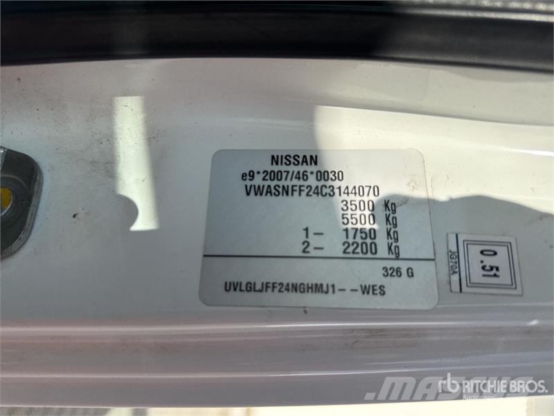 Nissan GSR E148T 13.7 m on  Nissan Cabstar 35.12 4x2 Cami Avtokošare