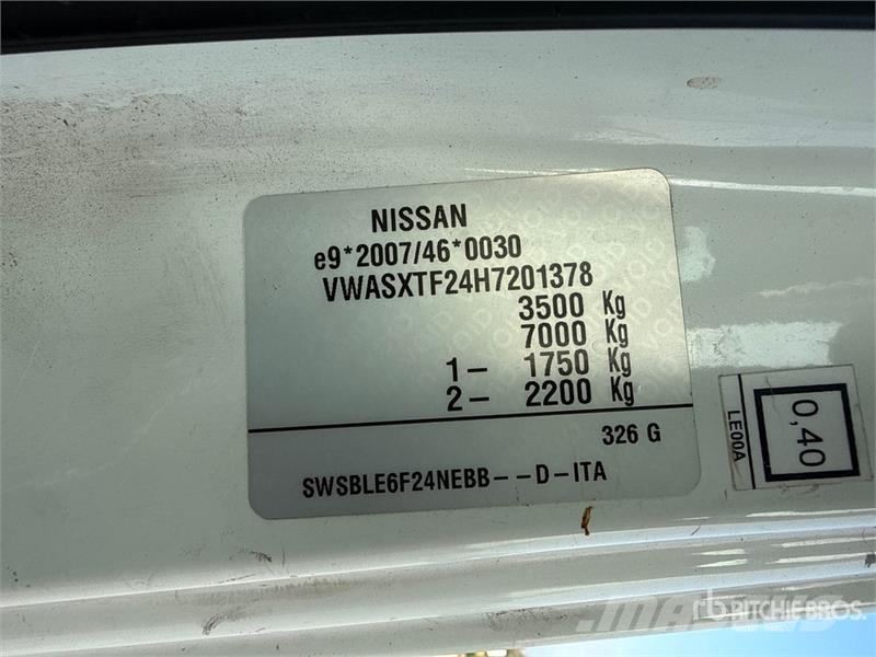 Nissan Isoli PNT230 20.5 m on Nissan Cabstar 35.13 Bucke 트럭 탑재 고소작업대