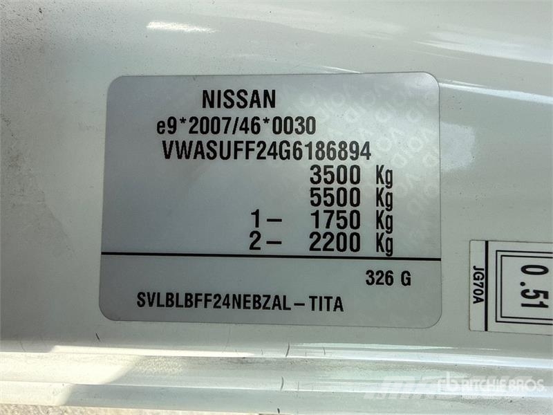 Nissan Socage DA320 20 m on Nissan Cabstar 35.12 Bucket T Avtokošare