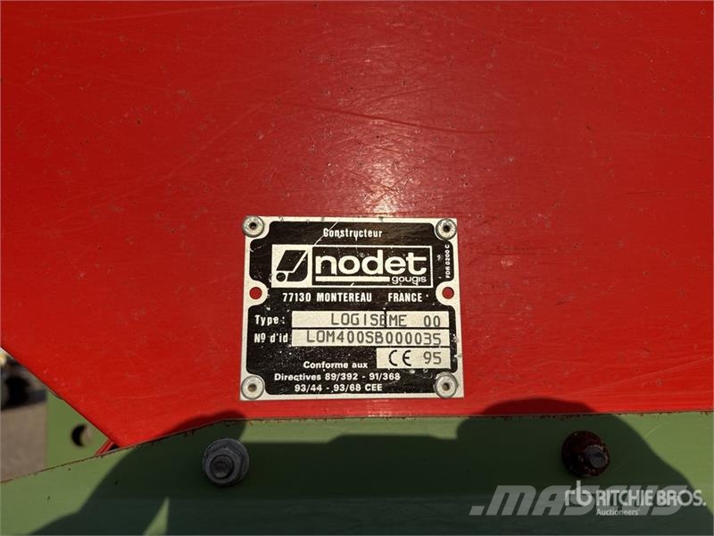 Nodet Logiseme M 4000 4100 mm 3-Point Semoir Seed Drill Perforatoare