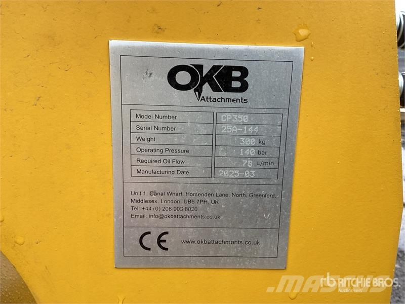 OKB CP350 Plate Compactor Attachment دكاكات أفقية