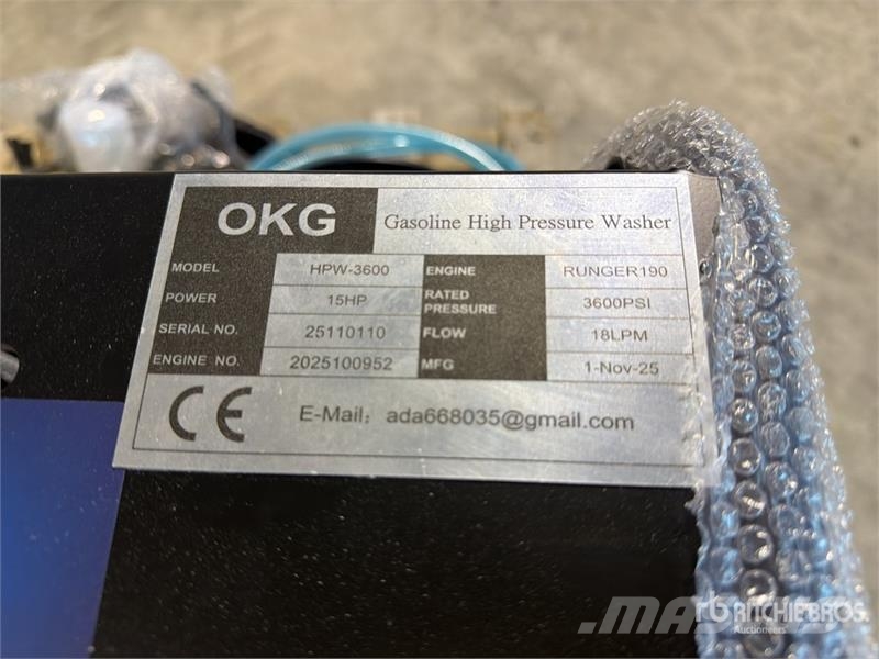 OKG HPW-3600&HPW-2800 Nettoyeur Haute Pression (No Lagedrukreinigers