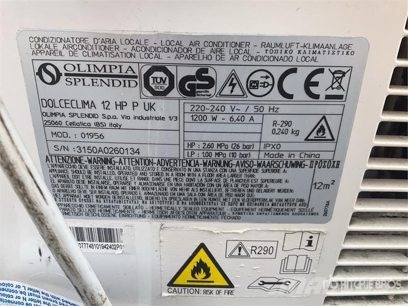Olimpia Splendid Air Conditioner Fűtő és Hűtő felszerelések