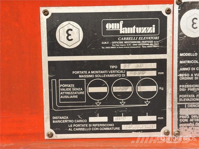 OM Fantuzzi SF50D 5000 kg Forklift Viličarji - drugo