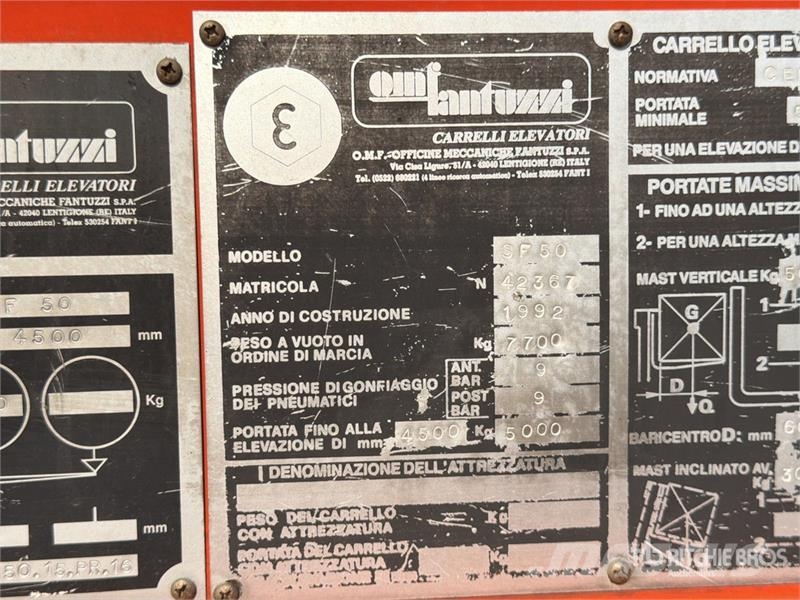 OM Fantuzzi SF50D 5000 kg Forklift Viličarji - drugo