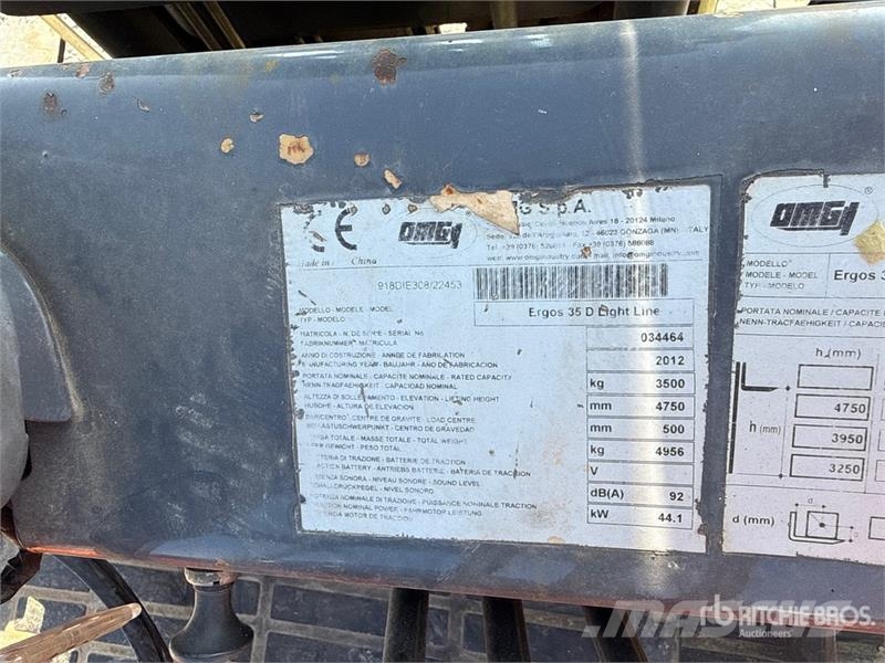 OMG Ergos 35D 3500 kg Forklift Інше