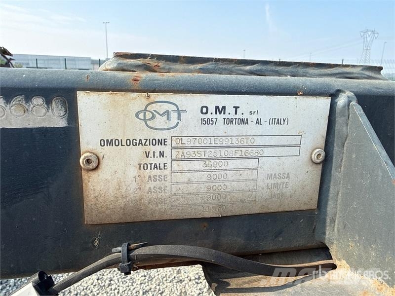 OMT 3ST01/ADR Roll-Off Trailer Portaalsysteem aanhanger