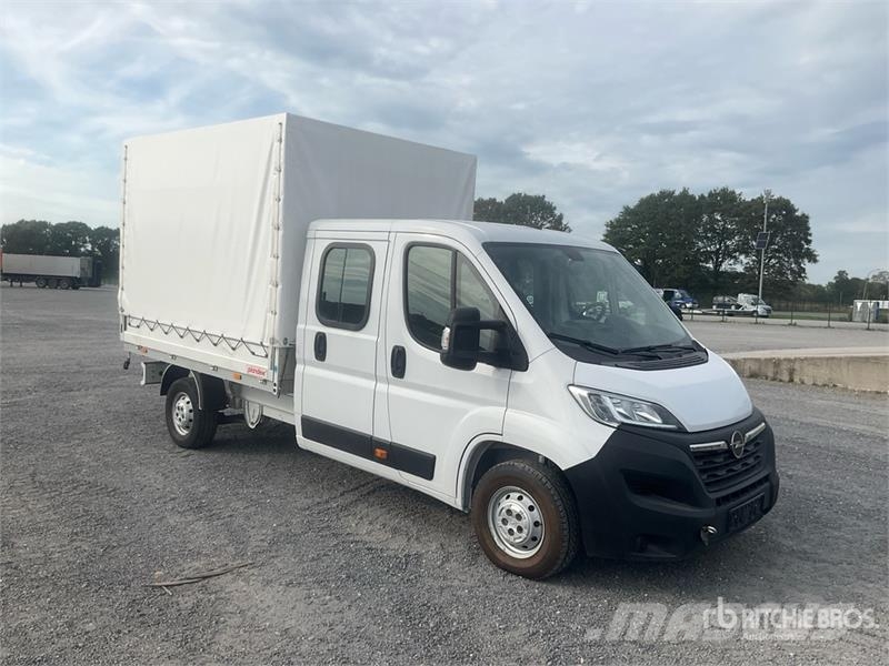 Opel Movano 2.2 103 KW DOKA PR L3 Crew Cab Curtain Side Box body trucks
