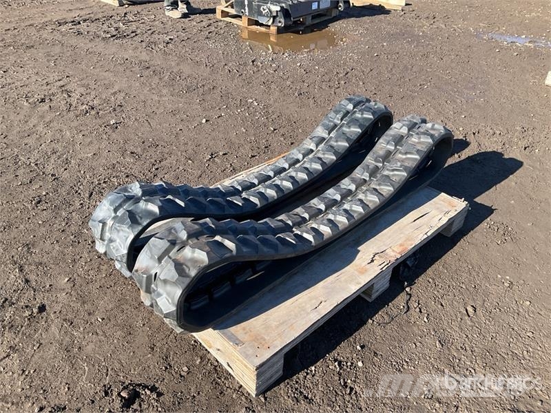 Pair of Rubber 230x35x96 Tracks (Unused) Other components