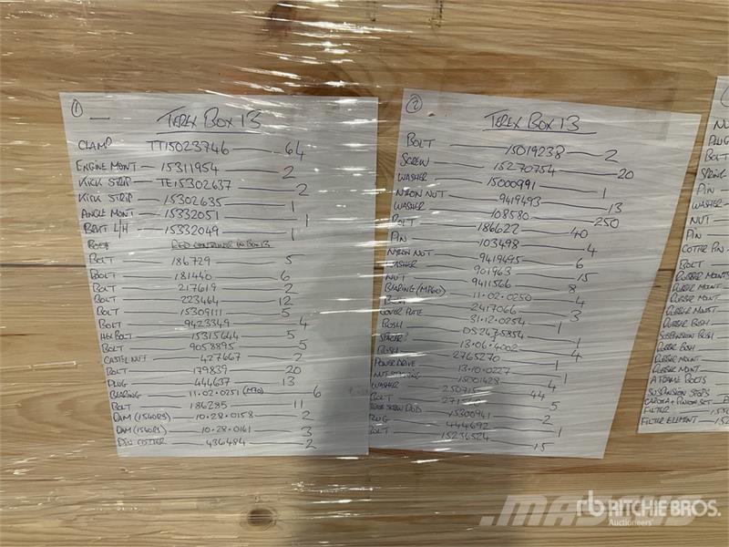  Pallet of Parts & Filters (Unused) Otros componentes