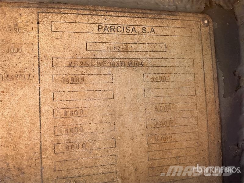  Parcisa CCAE150/188 38000 L Tri/A Tanker Trailer Tankwagen