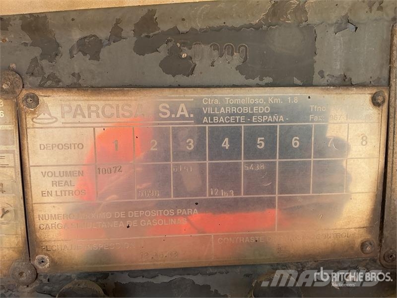  Parcisa CCAE150/188 38000 L Tri/A Tanker Trailer Tankwagen