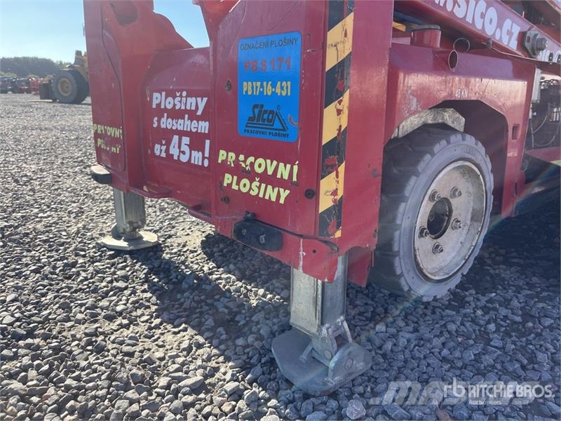 PB S171-12ES Electric 5710 kg Scissor Lift Piattaforme a pantografo