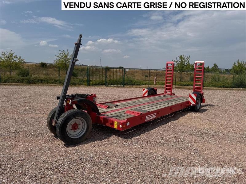 Perard 4RPVA5M7 T/A Remorque Plateau 2 Essieux Flatbed Tr Pick up/Prelata