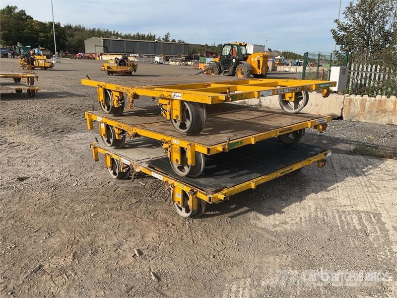  Permaquip Dual-Purpose Rail Trolley (Quantity of 3 مقطورات أخرى