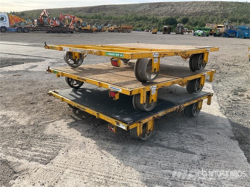  Permaquip Dual-Purpose Rail Trolley (Quantity of 3 مقطورات أخرى