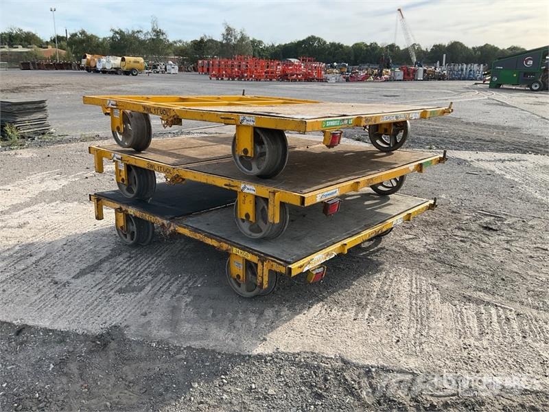  Permaquip Dual-Purpose Rail Trolley (Quantity of 3 مقطورات أخرى