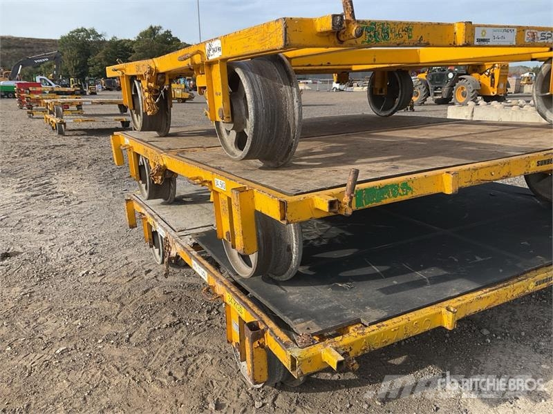  Permaquip Dual-Purpose Rail Trolley (Quantity of 3 مقطورات أخرى