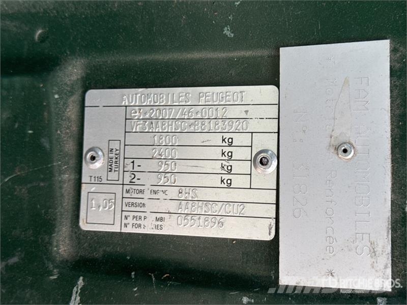 Peugeot Biper Motricité Renforcée Vehicule Utilitaire Carg Lieferwagen