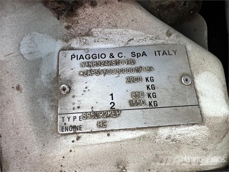 Piaggio Porter Maxi GPL Dump Truck Φορτηγά Ανατροπή