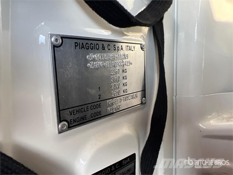 Piaggio Porter NP6 S/A Dump Truck Kiper tovornjaki