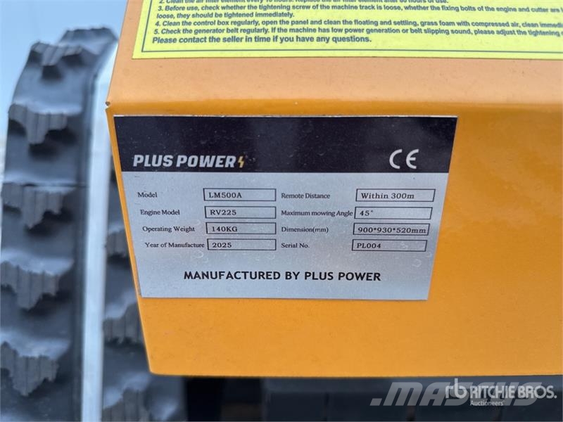 Plus Power LM500A Lawn Mower (Inoperable) Riding mowers