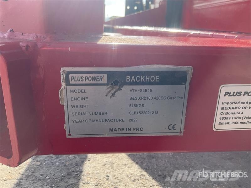 Plus Power SLB15 Mini Excavator Mini kotrók < 7t
