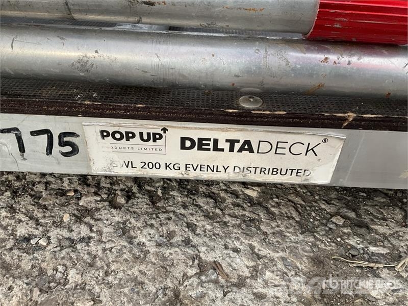 Pop Up Delta Deck Work Platform مكونات أخرى