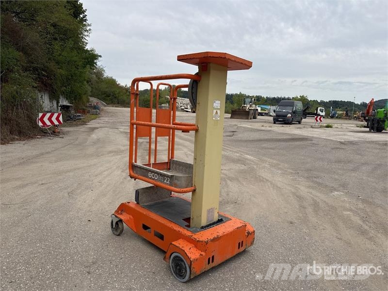 Power Tower ECOLIFT 2,2 Nacelle A Mat Droit Manuelle Ver رافعات السارية الرأسية