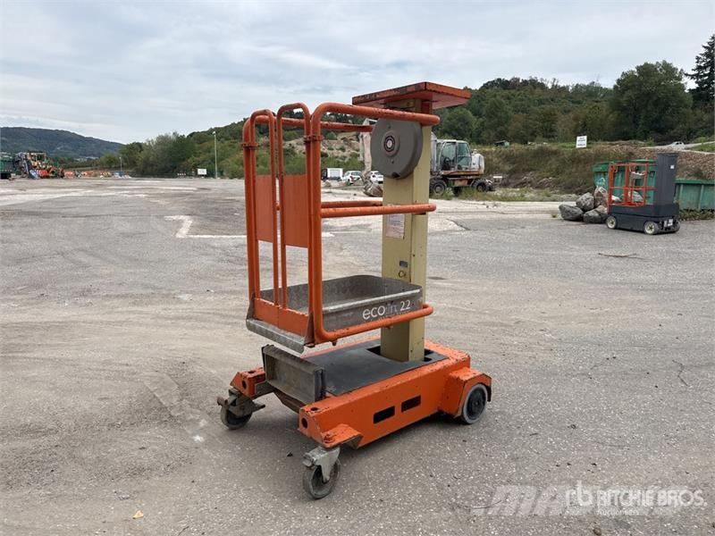 Power Tower ECOLIFT 2,2 Nacelle A Mat Droit Manuelle Ver رافعات السارية الرأسية