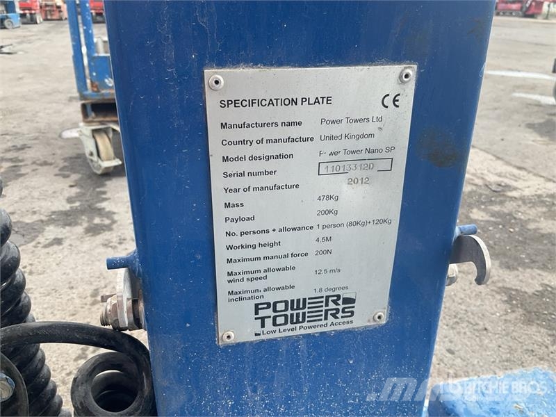 Power Tower Nano SP Vertical Mast Lift (Inoperable) 客货电梯