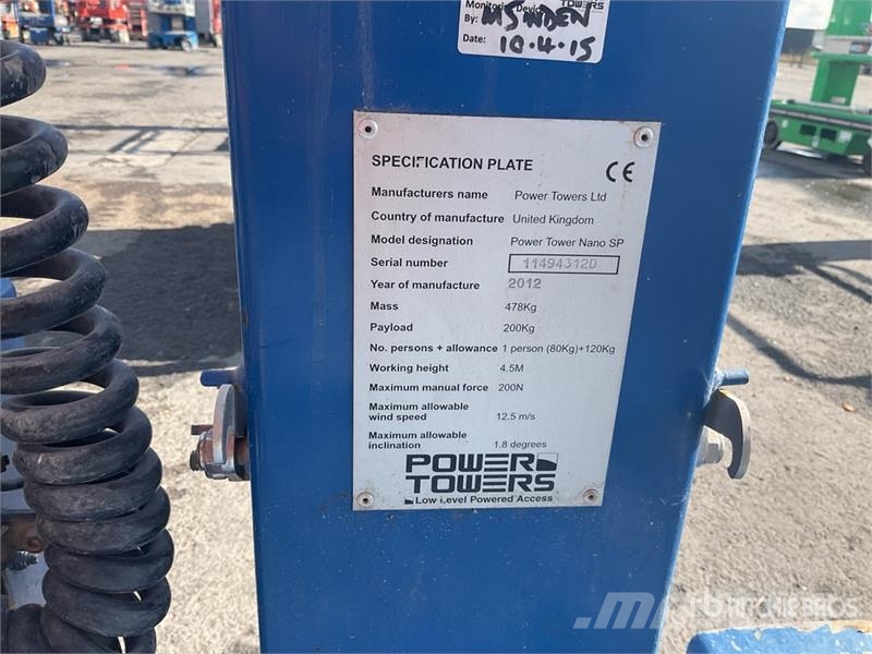 Power Tower Nano SP Vertical Mast Lift (Inoperable) 客货电梯