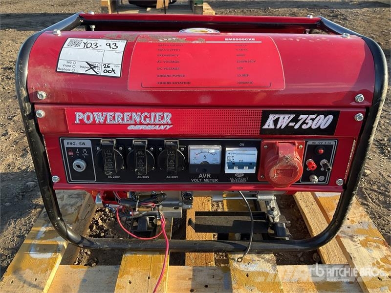 Powerengier KW-7500 Skid-Mounted Generator Set (In Diiselgeneraatorid