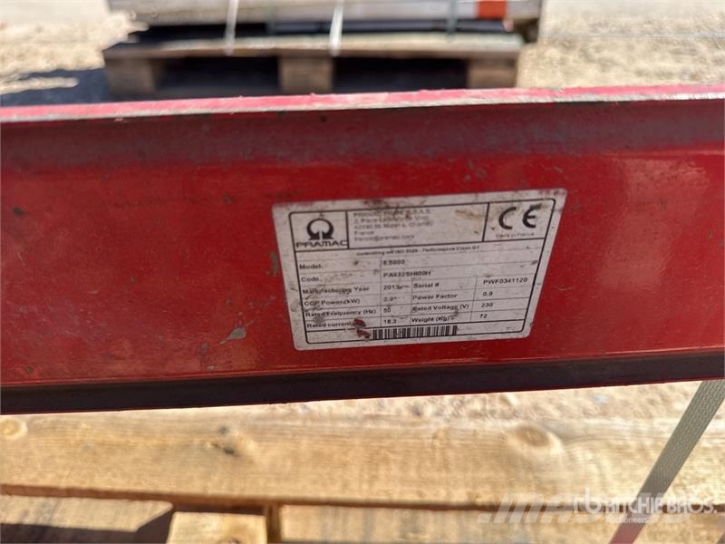 Pramac E5000 Overige componenten