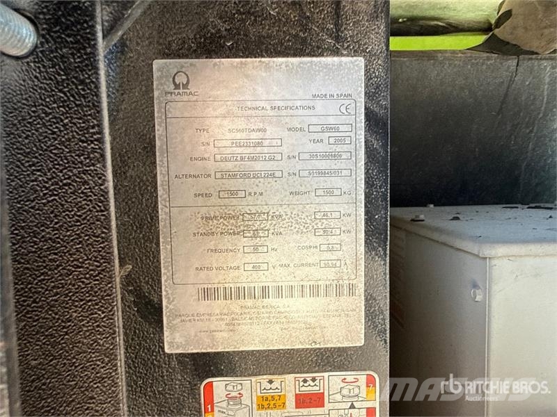 Pramac GSW60 Dizel agregati